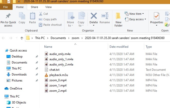 Zoom Recording Meetings Saved In Pc