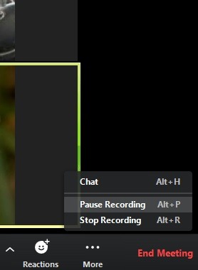 Zoom Recording Pause Stop Recording 1