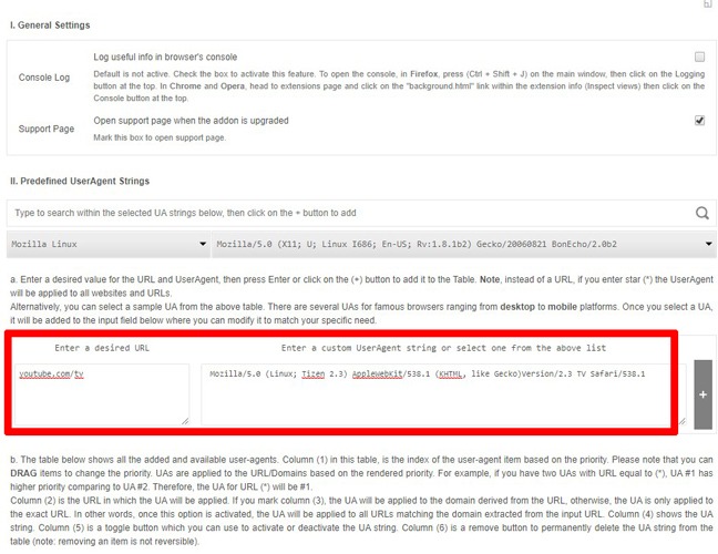 Cast Youtube Pc From Android Phone Custom Useragent Tizen