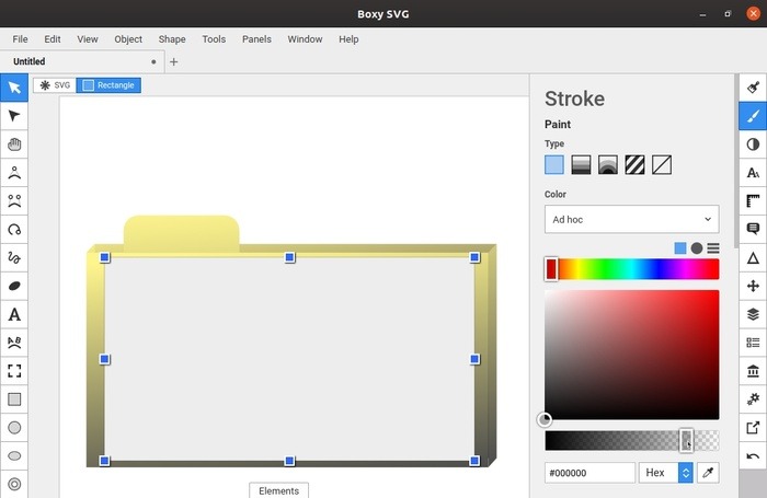 Custom Folder Icons With Boxy Svg Page Outline