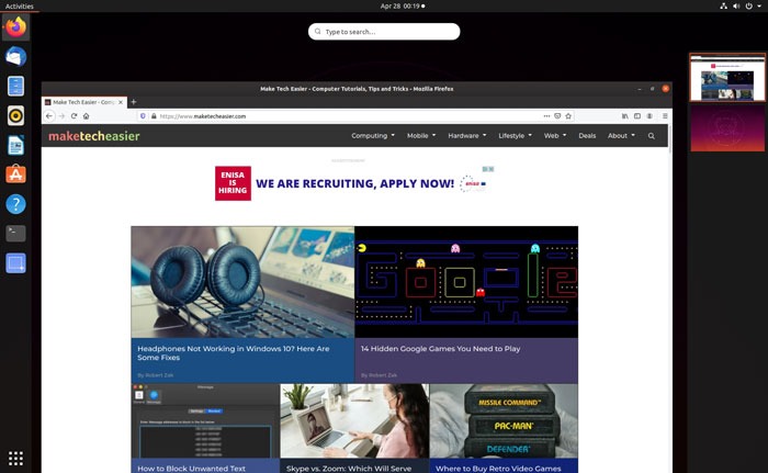 Gnome Multiple Workspaces Auto Workspace Creation