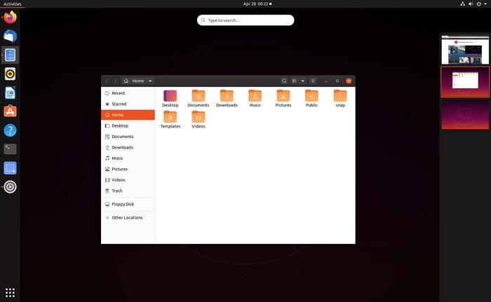 Gnome Multiple Workspaces Multiple Workspaces