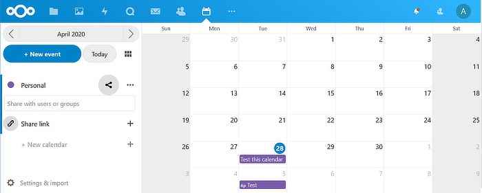 Google Calendar Alternatives Nextcloud Calendar