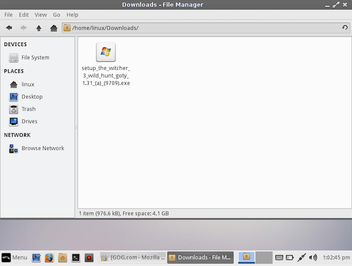 Home Folder Linux Witcher It's time to install Witcher on Linux! Right-click The Witcher 3's “Setup…” EXE file.