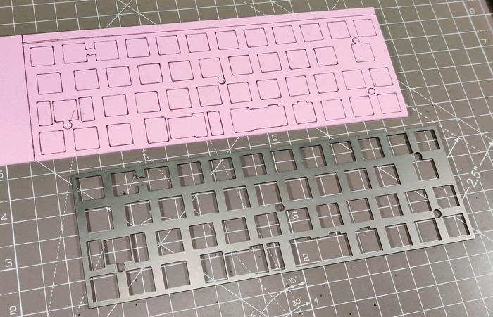 Keyboard Case Mod Plate 03b