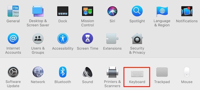Look Up Definitions Mac Keyboard Preferences