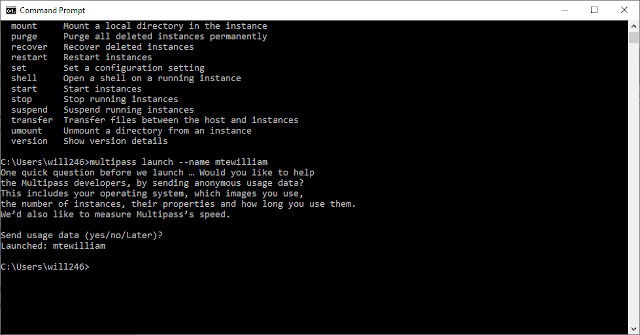 Multipass Tutorial Launch