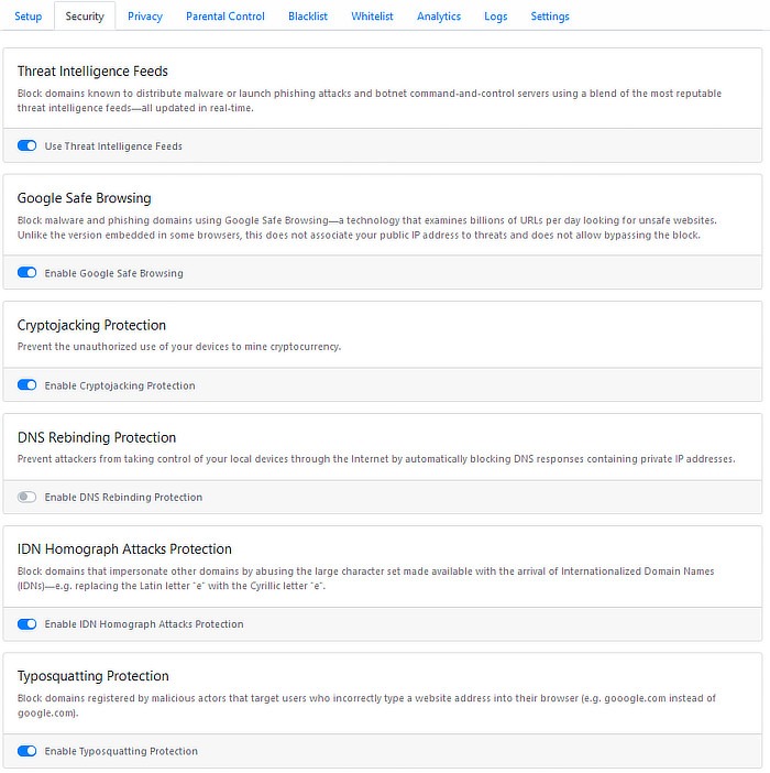 Nextdns Setup Security