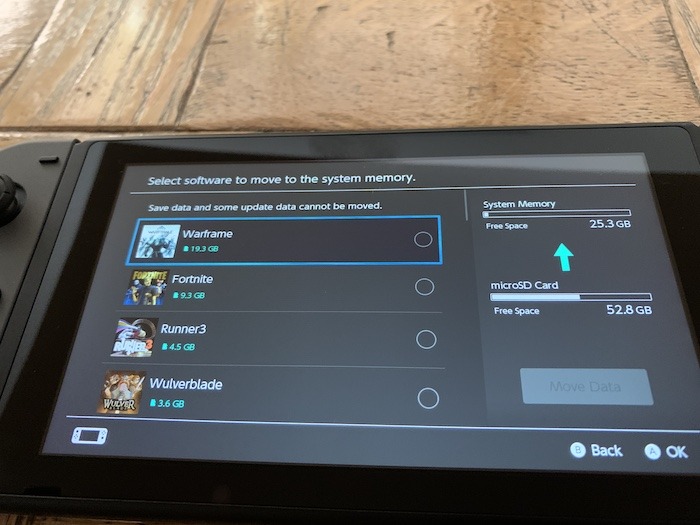 Nintendo Switch Microsd Transfer Pick Games