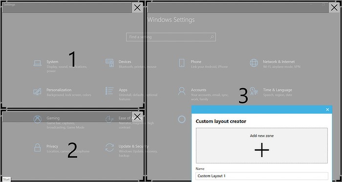 Powertoys Fancyzone Create Custom