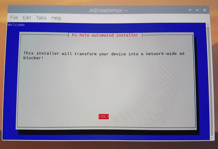 Raspberry Pi Hole Setup Ad Blocker After running the installation script, Pi-Hole's setup dialogue should launch automatically.