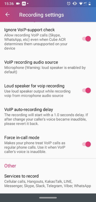 Whatsapp Recording Cube Settings Whatsapp Recording Cube Settings
