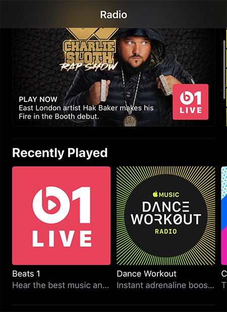 Apple Music Radio Station Ios