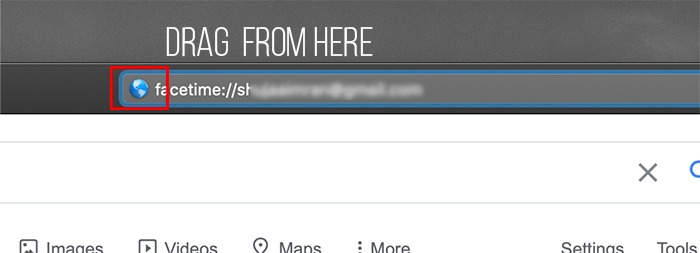 Facetime Shortcuts Drag Desktop Shortcut
