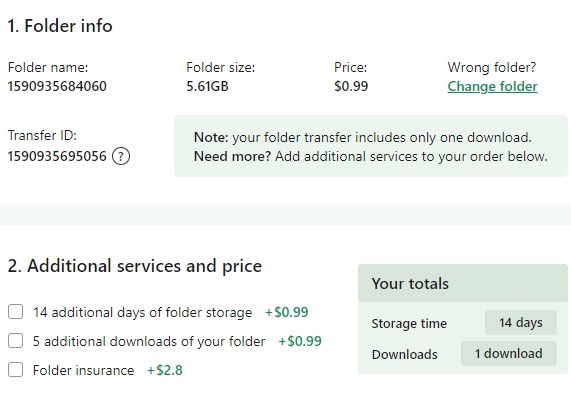 Filewhopper Folder Transfer Pricing 1