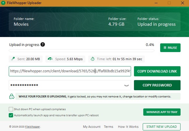 Filewhopper Upload In Progress 1