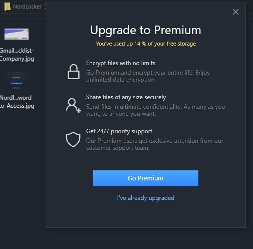 Nordlocker Go Premium Benefits 1