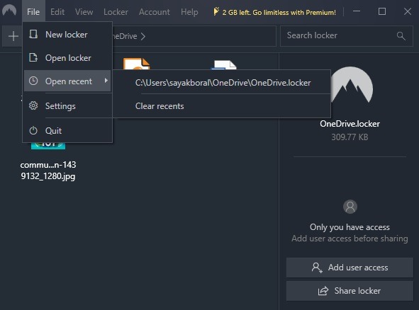 Nordlocker Locker Homepage 1