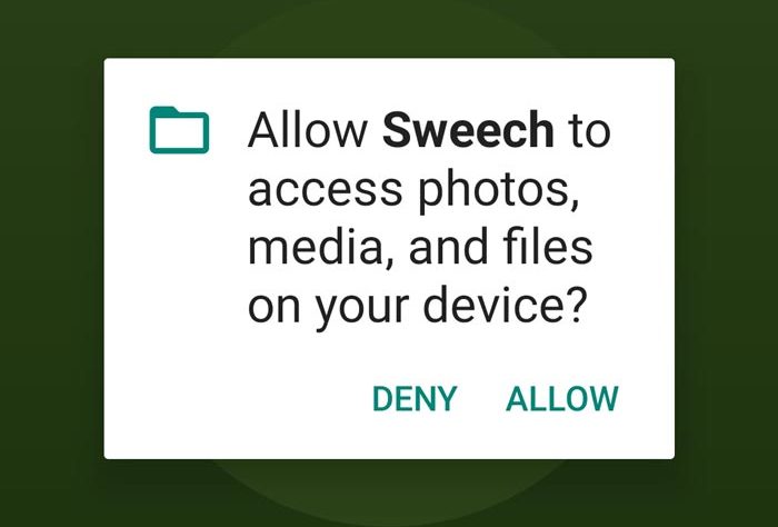 Ubuntu Android Wifi Filesharing Sweech Grant Access