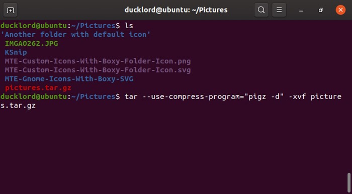 Ultrafast Compression With Pigz Decompress Folder Ultrafast Compression With Pigz Decompress Folder