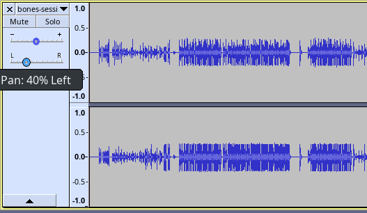 Pan correction of stereo Pan correction of stereo