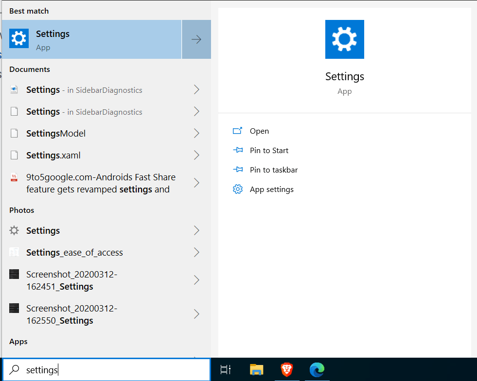 Change Default Apps Windows Find Settings X