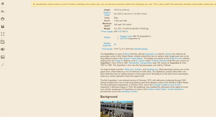 Chrome Reader Extensions Reader View