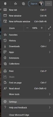 Empty Cache Microsoft Edge Settings
