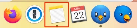Get Started Notes Mac Dock