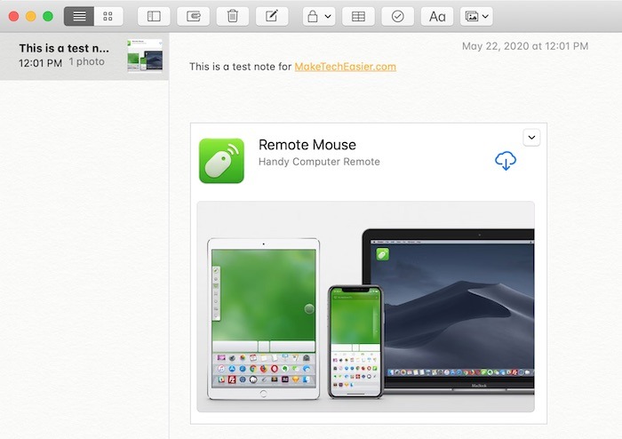 Get Started Notes Mac Drag Photos