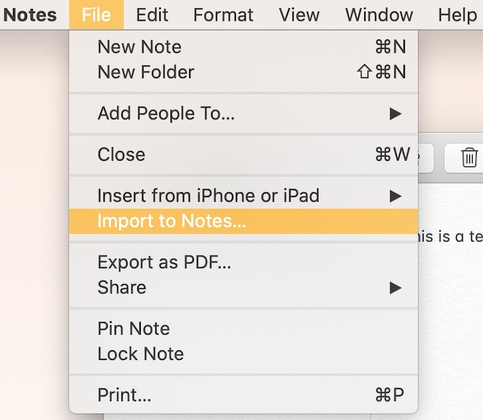 Get Started Notes Mac File Import