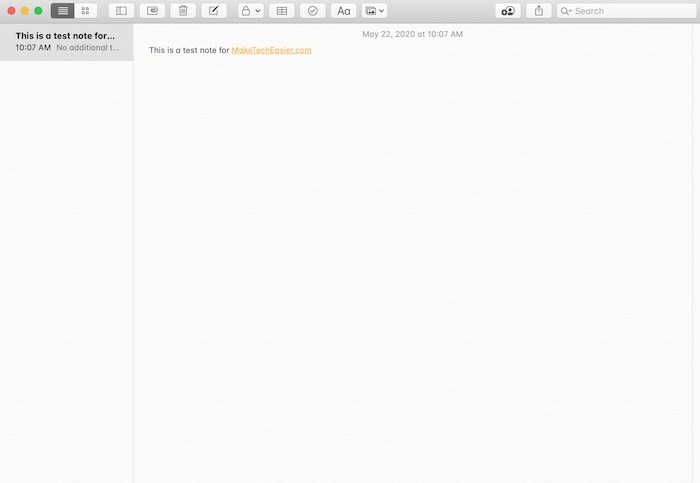 Get Started Notes Mac Test Note