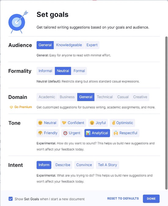 Grammarly Vs Microsoft Editor Grammarly Goals