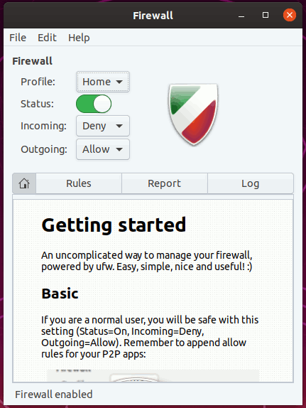 Gufw Firewall Enabled 1