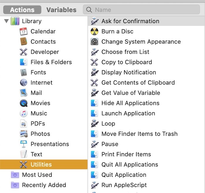 How To Use Mac Automator Library Utilities