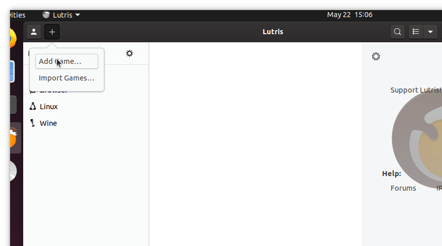 Lutris Bluray Addgame