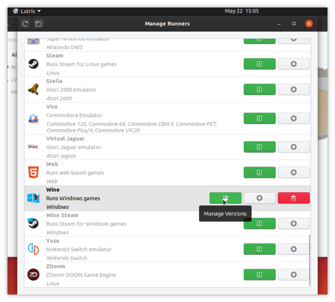 Lutris Bluray Runners