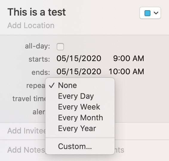 Master Mac Calendar App Recurring Alerts