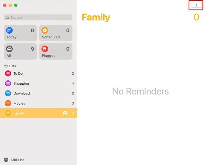 Master Reminders App Mac Create Reminder Plus
