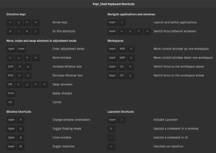 Popos Review Automatic Window Tiling Shortcuts