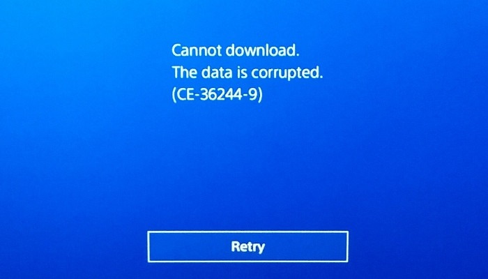 Ps4 Corrupt Data