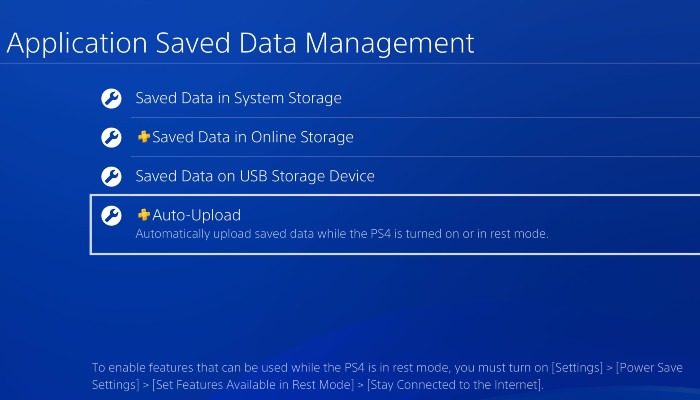 Ps4 Saved Data Auto Upload