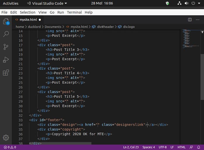 Sites In Minutes With Emmet All Code Expanded