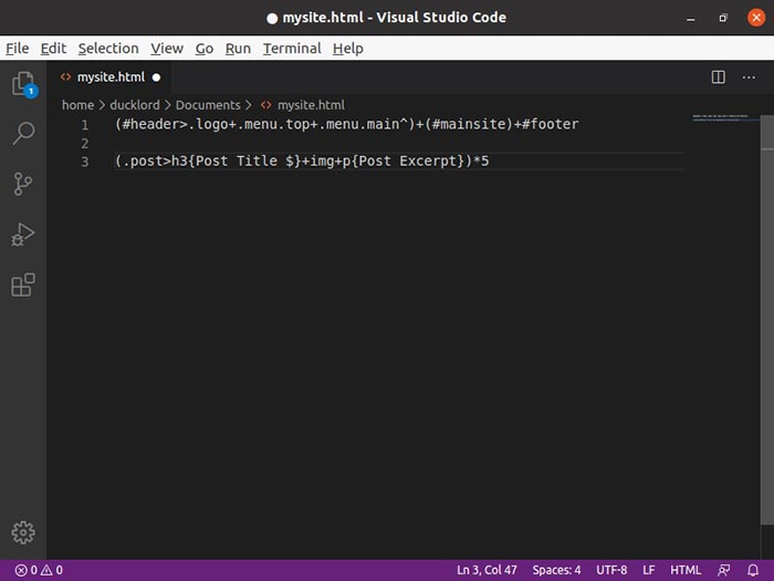 Sites In Minutes With Emmet Post Emmet Syntax