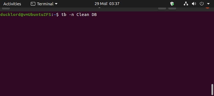 Tasks In Terminal With Tb Add Note Taskbook Add Note