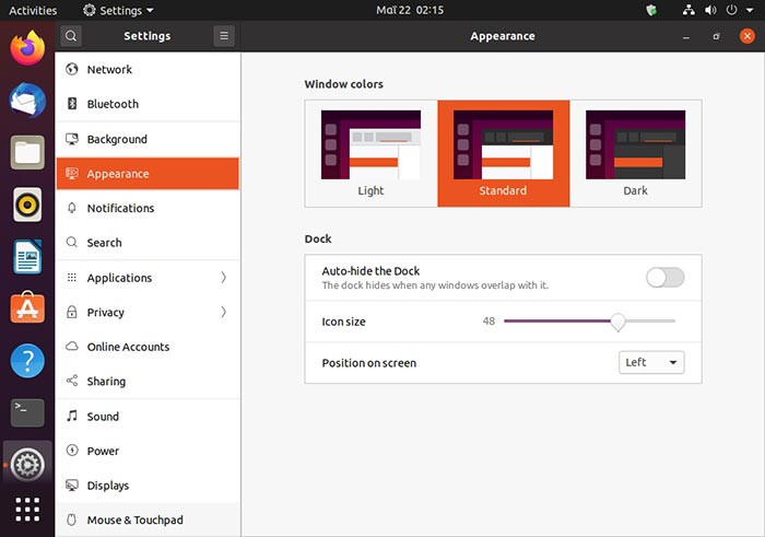 Ubuntu 2004 Review Desktop Theme