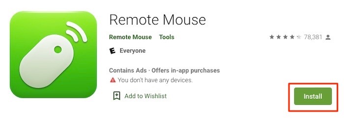 Use Android Phone Mouse Mac Install Play Store