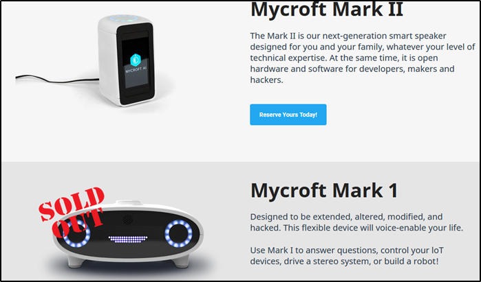 Virtual Assistant Linux Mycroft Hardware