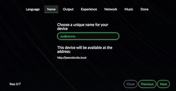 Volumio Raspberry Pi Device Name Give your Raspberry Pi a unique name, so you can spot it on the network!