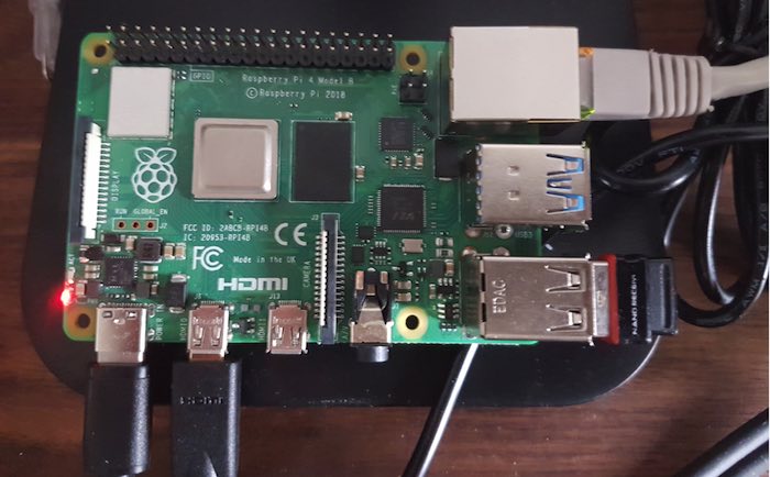 Make sure you attach an ethernet cable to your Raspberry Pi!